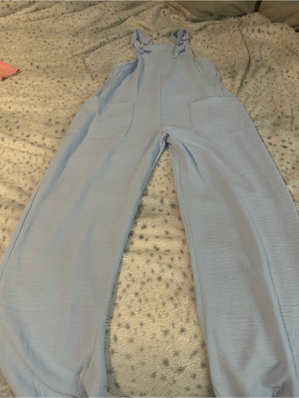 BKE Kids Light Blue One-Piece Overalls